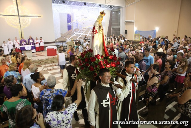 Em Joinville – SC, na Comunidade Nossa Senhora Aparecida, encerramento de Semana Missionária Mariana