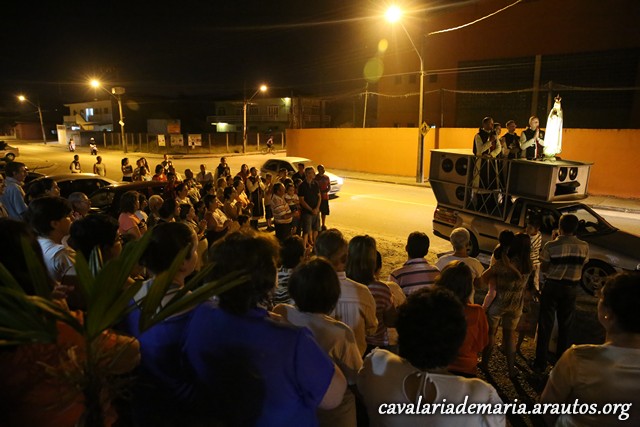 Em Joinville – SC, na Comunidade Cristo Libertador, Missões para Cristo com Maria