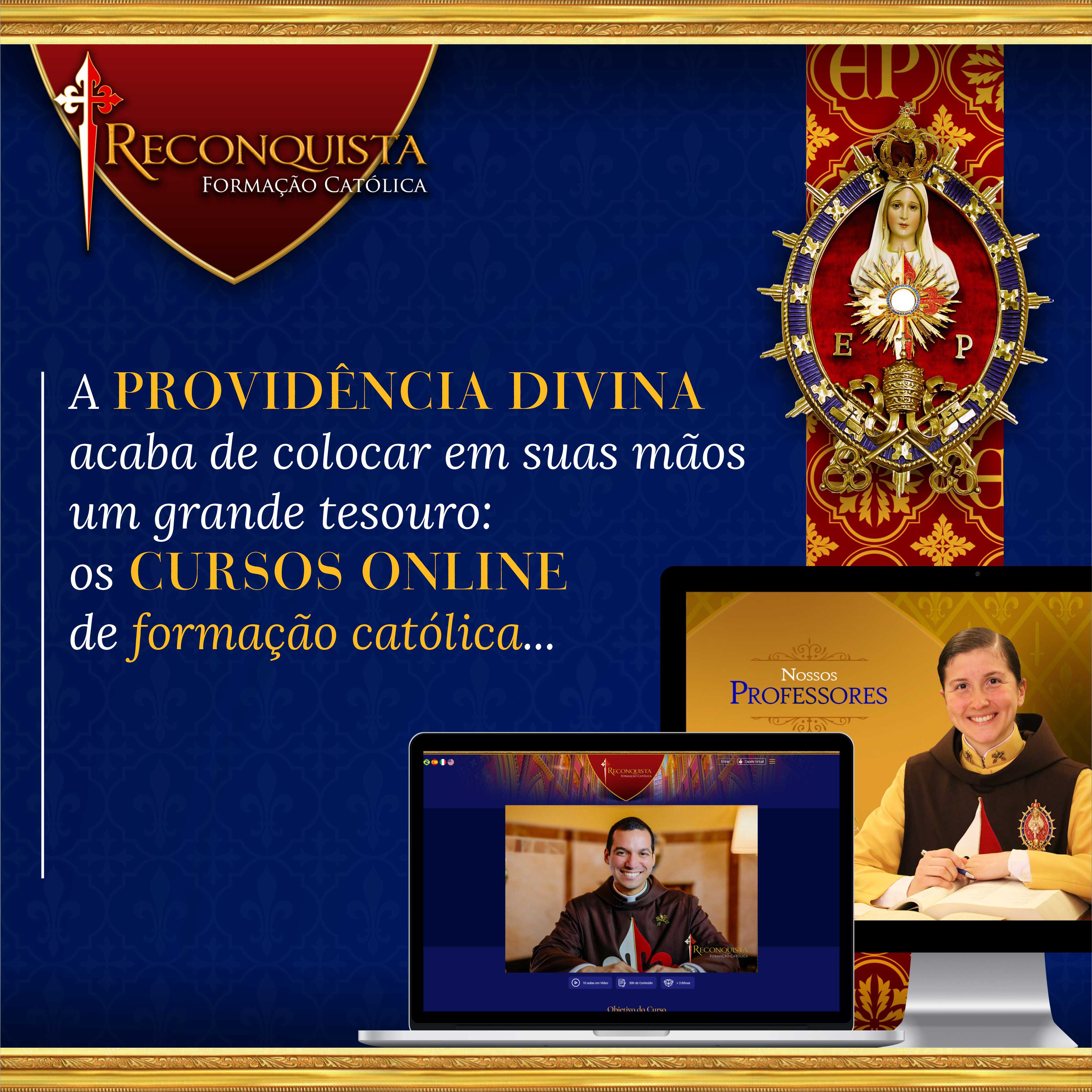 Nova Plataforma de Formação Católica. Inscreva-se