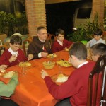 Jantar com o Pe. Santiago Canals, EP - encarregado dos blogs dos Arautos dos GB