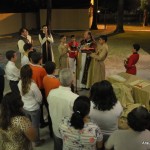 Bênção das velas na sede dos Arautos do Evangelho de Recife, presidida pelo Pe. Célio Casale