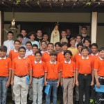 Retiro com os jovens promovido pelos Arautos do Evangelho