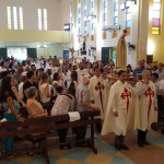 Missa na Paróquia de Nossa Senhora de Fátima, Olinda - PE