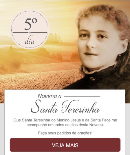 NOVENA A SANTA TERESINHA DO MENINO JESUS: LUZ QUE BRILHA NO MUNDO!