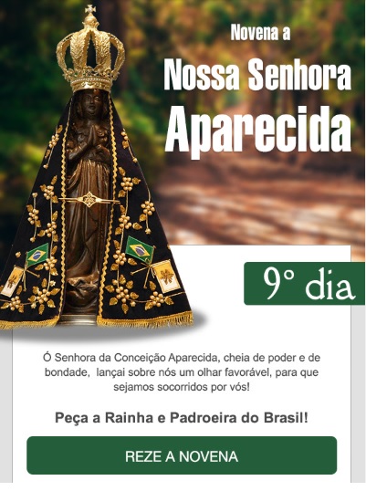 NOVENA A MÃE APARECIDA: SANTA MARIA, LIVRAI-NOS DE TODO MAL!