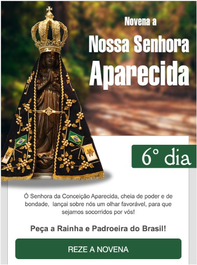 NOVENA A MÃE APARECIDA: MARIA IMACULADA, INTERCEDEI POR NÓS!