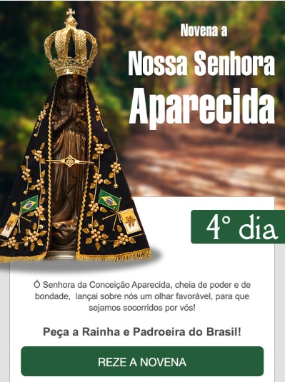 NOVENA A MÃE APARECIDA: CONSOLADORA DOS AFLITOS, ROGAI POR NÓS!