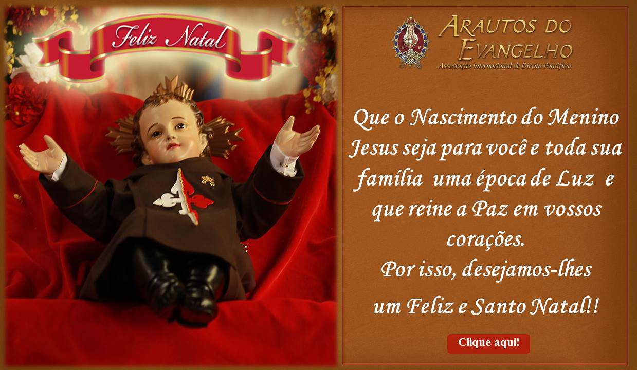 Desejamos um Feliz e Santo Natal!