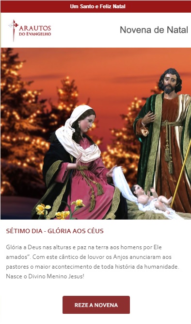 Novena de Natal: Menino Jesus, conservai a paz nas famílias!