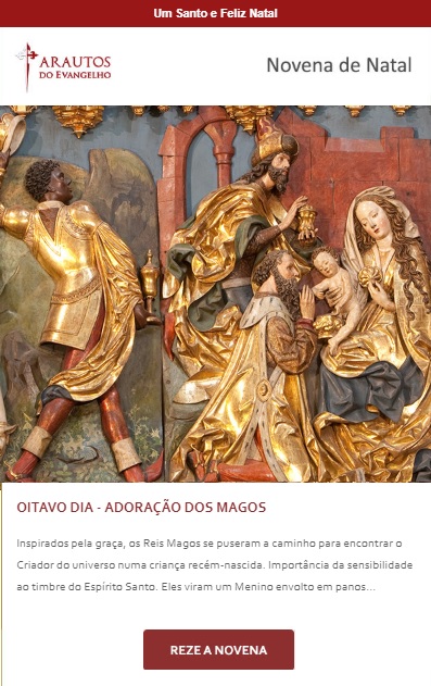 Novena de Natal: Jesus, Deus da paz, tende piedade de nós!