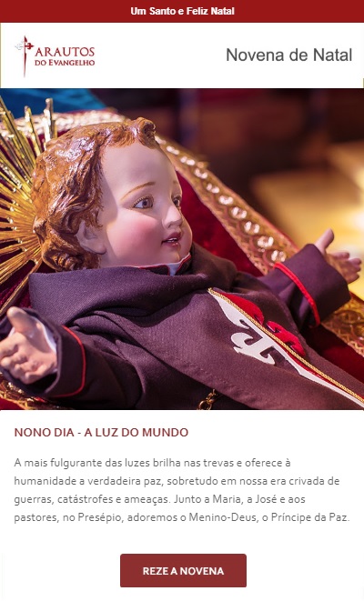 Hoje é o ultimo dia da Novena de Natal. Peça!