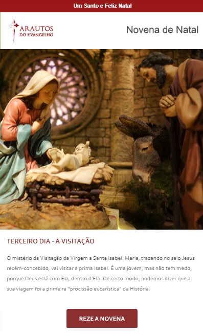 Novena de Natal:  Jesus, Maria e José no presépio. Peça!