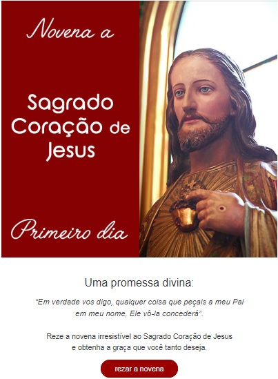 Novena irresistível ao Sagrado Coração de Jesus: reze conosco!