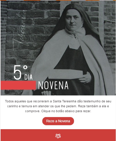 Sta. Teresinha nos atende com muito carinho