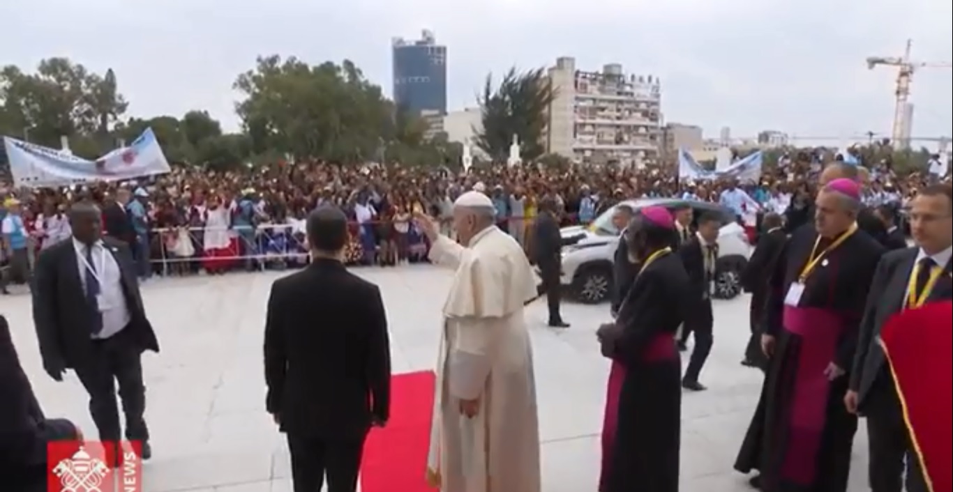 Os Arautos do Evangelho participam da visita do Papa Francisco à Moçambique
