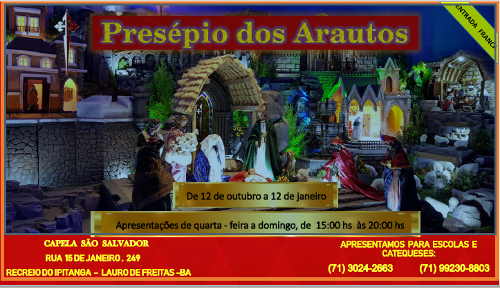 Convite Especial: Presépio Som, Luz e Movimento