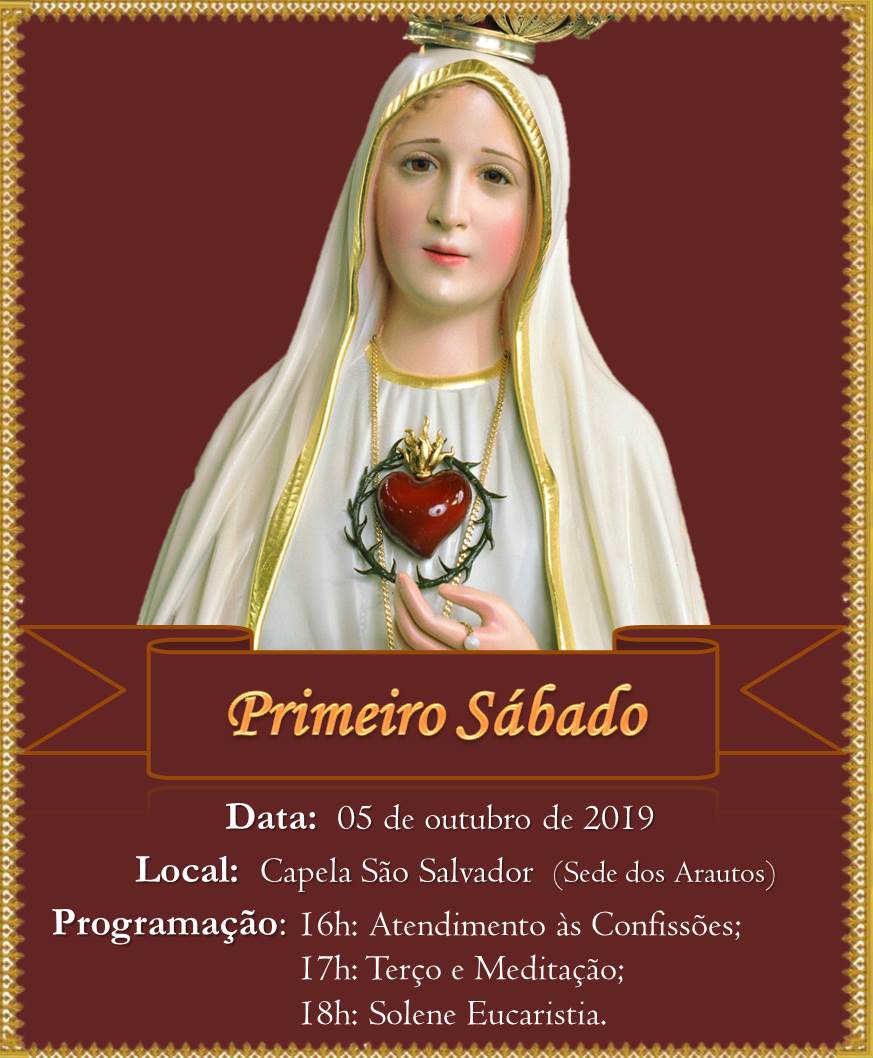 Convite: Primeiro Sábado de Outubro