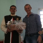 Prefeito, Tarcísio Marques dos Reis, agradece a presenta dos Arautos